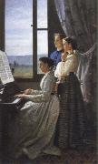 Silvestro lega the lyric (ll canto di unostornello) china oil painting reproduction